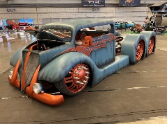 Pic 4 Aaron Buck of Pottstown, PA brought out this radical 1936 Ford Pickup